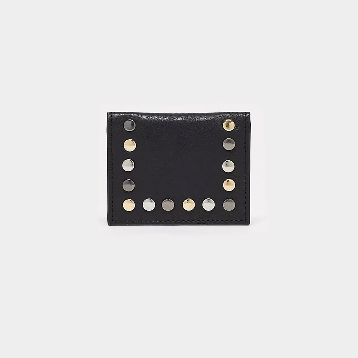 Urbancode Leather Studded Bi-Fold Card Holder