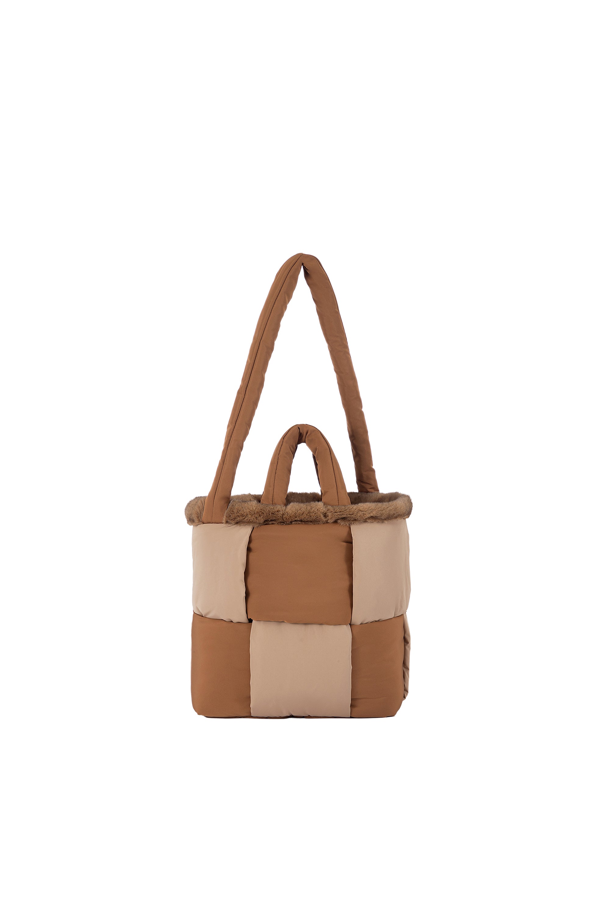 Reversible Tote Bag in Sand Brown Urbancode London