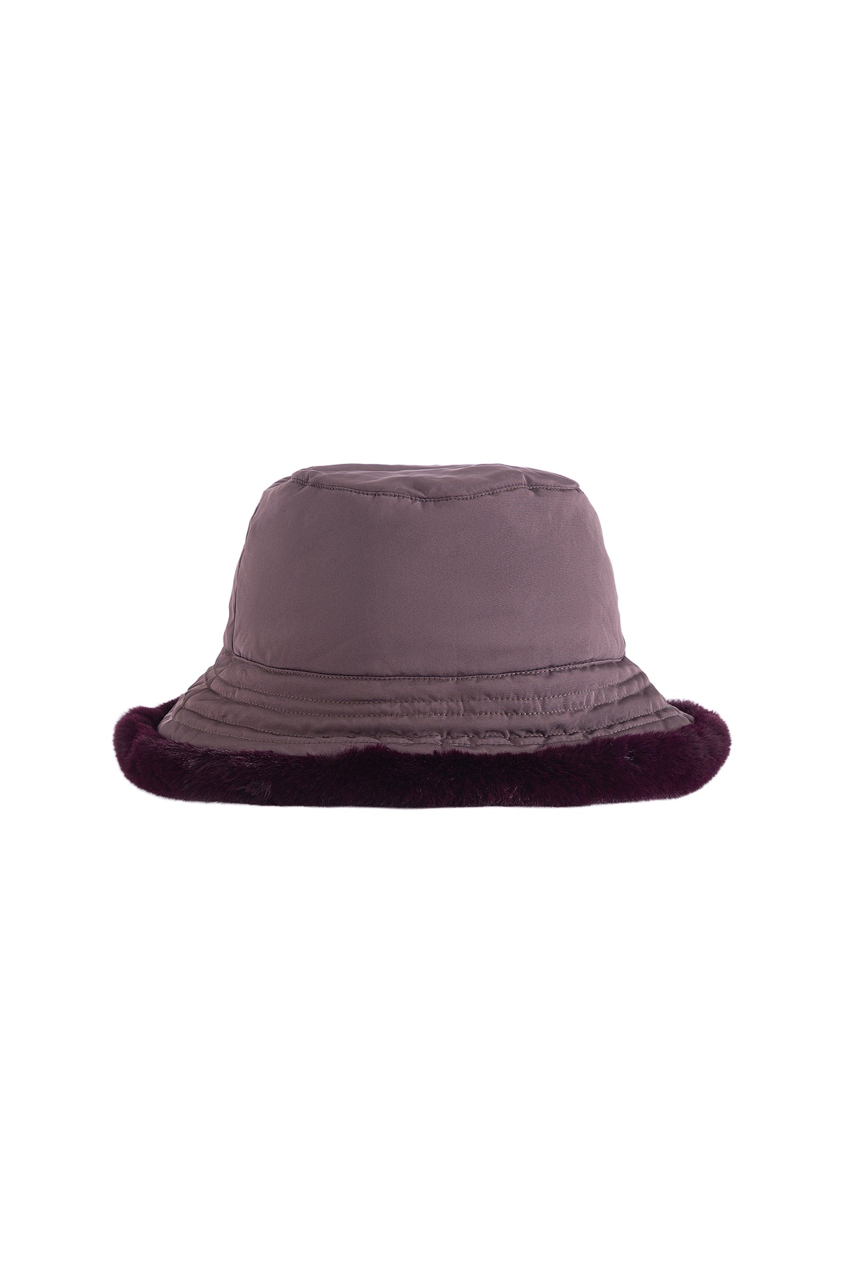 Vegancode - Reversible Bucket Hat in Raisin