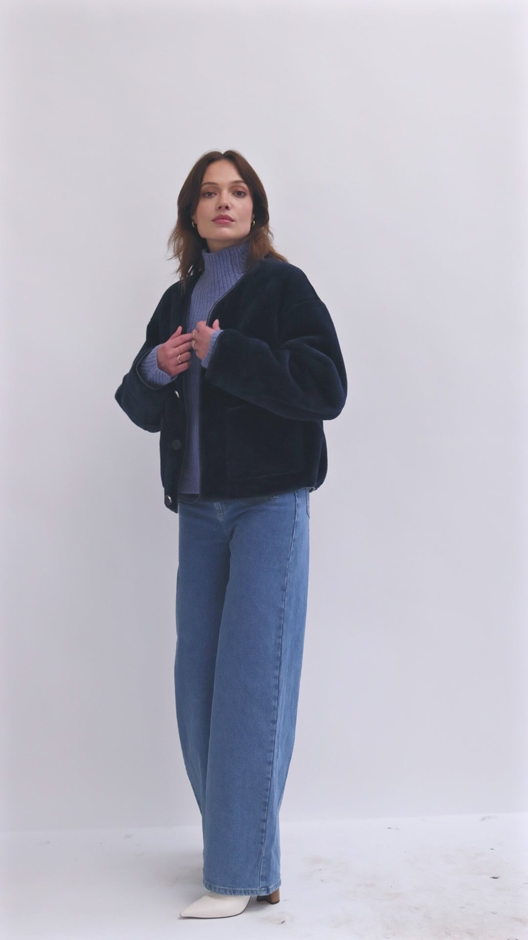 Reversible Blouson in Navy