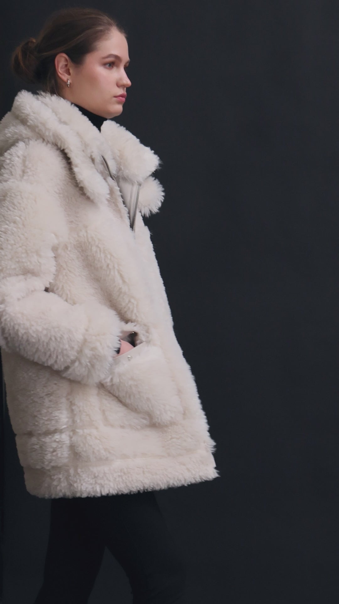 Reversible Coat with Detachable Hood in Chalky – Urbancode London